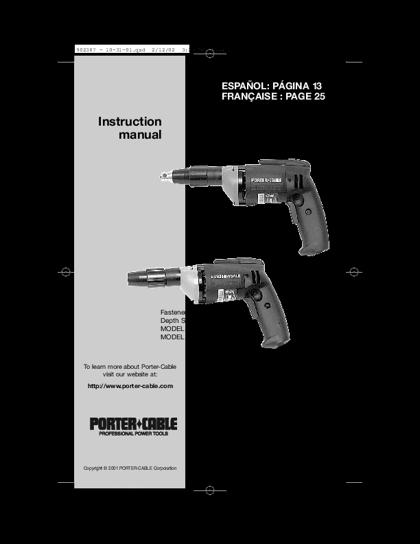 Default 2 Diagram and Parts List for PC6641 Type 1 Porter Cable Electric Drill